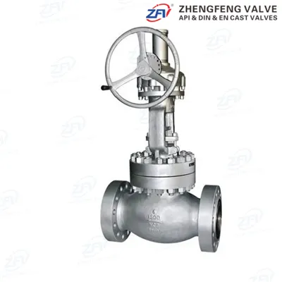 Cam khwb cia hlau Flanged Globe Valve